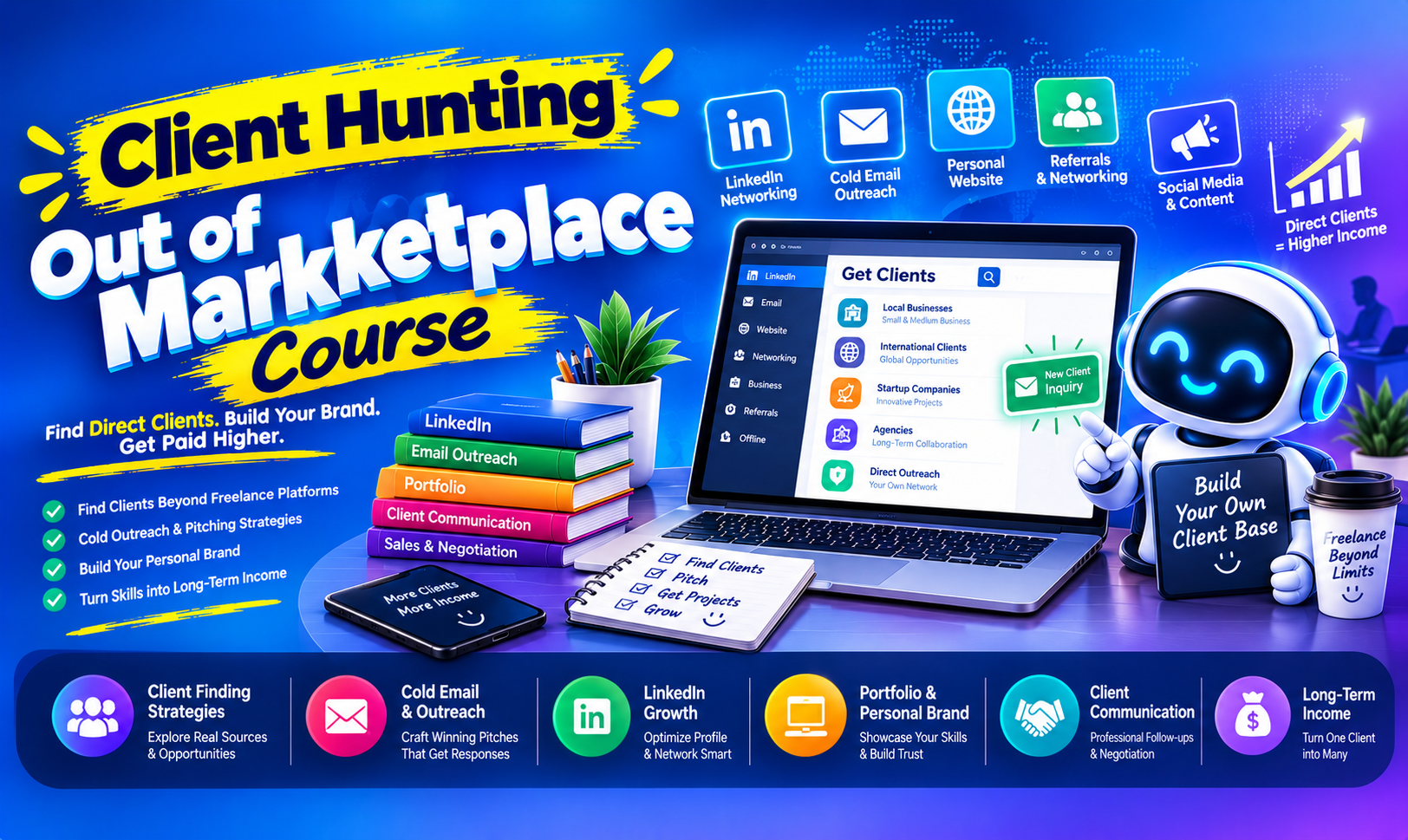 client hunting out of marketplace course