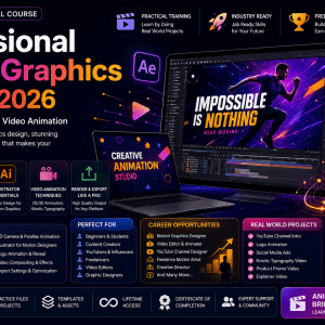 Professional Motion Graphics Design 2026 | After Effects, Illustrator & Video Animation